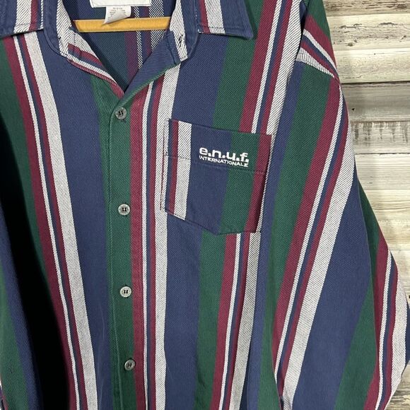 Vintage Enuf Striped Shirt - Picture 5 of 8